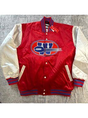 Headgear Classics Men's 5XL Red The Replacements Shane Falco Satin Jacket